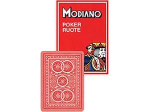Τράπουλα MODIANO χάρτινη πλαστικοποιημένη κόκκινη